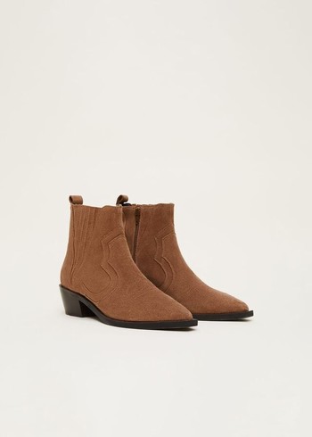 Phase Eight Suede Boots Brown Canada | YPDBWE-067